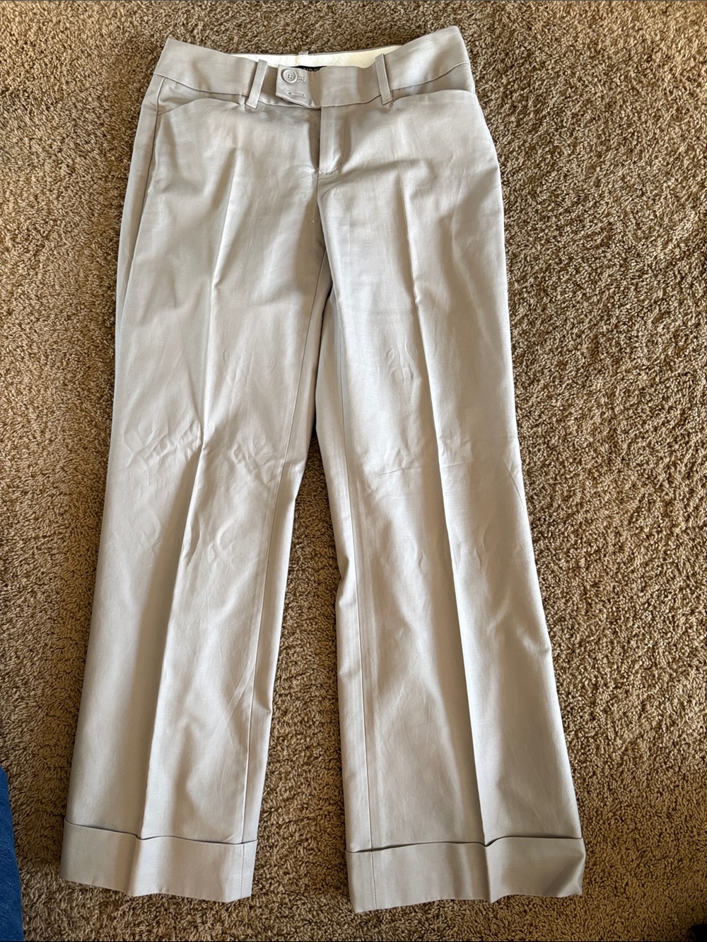 Banana Republic Light Beige Dress Pants - Classic Straight Leg